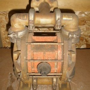 A close up of an old pump