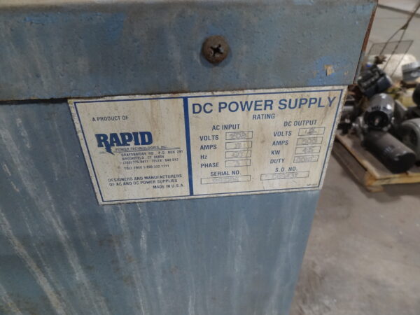 Rapid 500A 208/9V Rectifiers, Qty 5 - Image 16